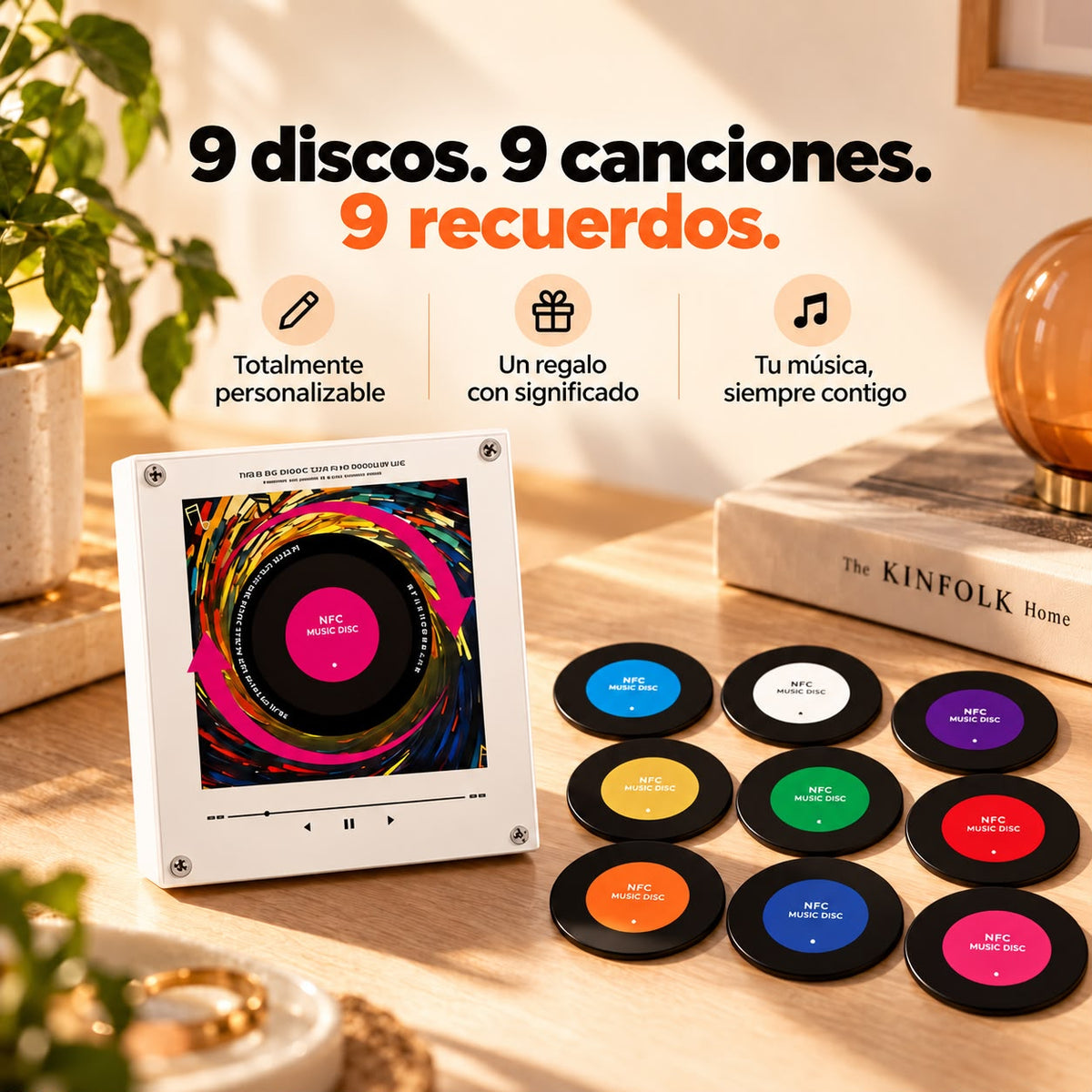 Nami Loop · Reproductor de música con 9 discos