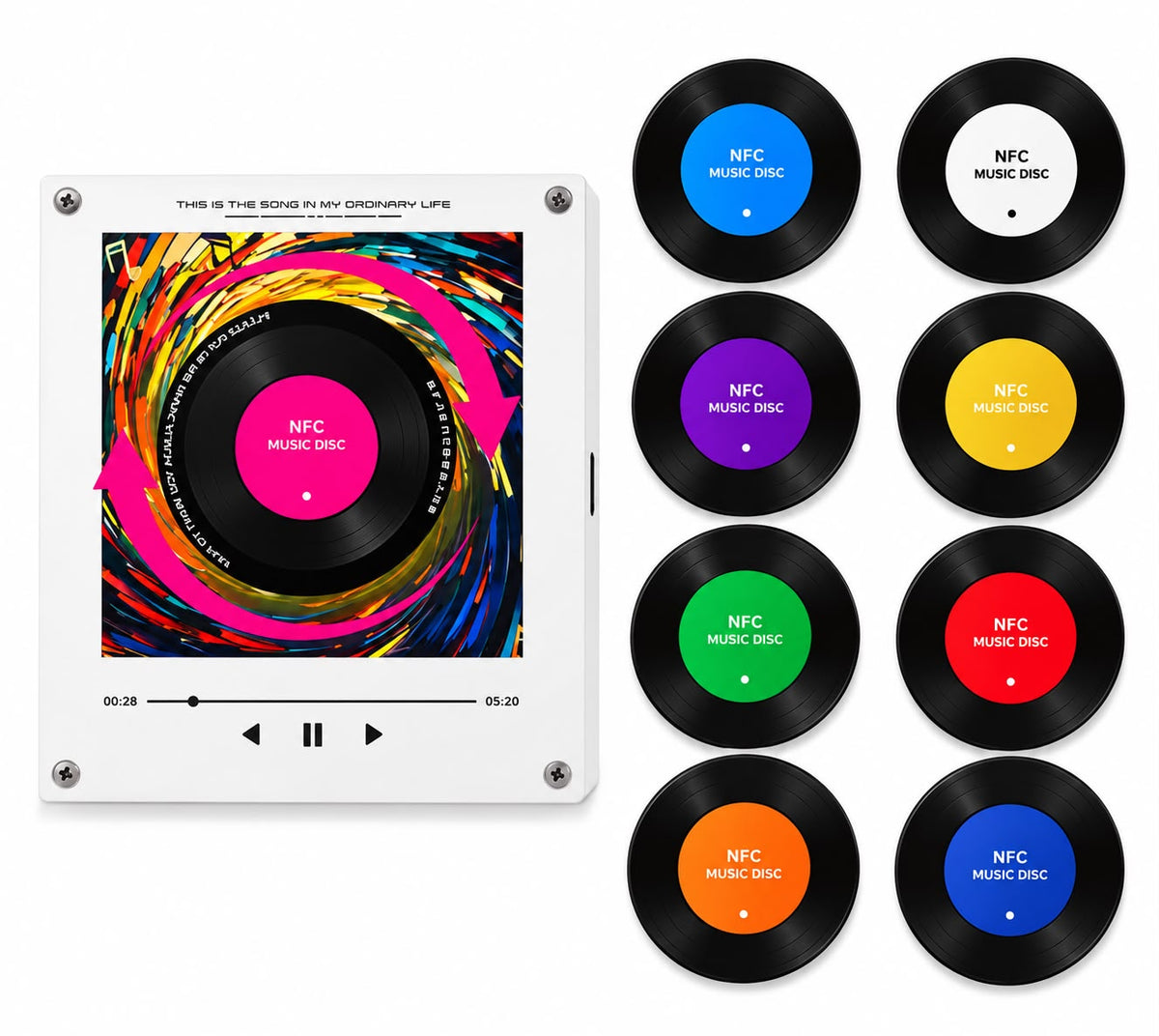 Nami Loop · Reproductor de música con 9 discos